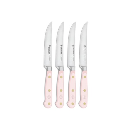 Wusthof Σετ 4 Μαχαιριών Steak 12 εκ. Classic Color (Pink Himalayan Salt)