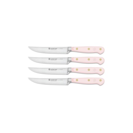Wusthof Σετ 4 Μαχαιριών Steak 12 εκ. Classic Color (Pink Himalayan Salt)
