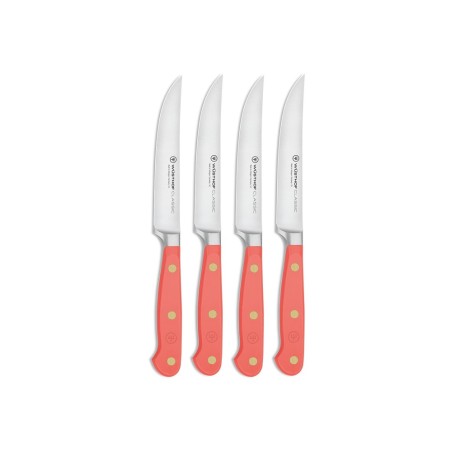 Wusthof Σετ 4 Μαχαιριών Steak 12 εκ. Classic Color (Coral Peach)