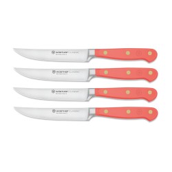 Wusthof Σετ 4 Μαχαιριών Steak 12 εκ. Classic Color (Coral Peach)