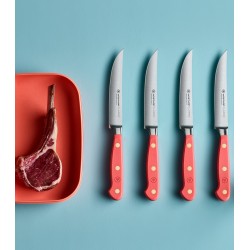 Wusthof Σετ 4 Μαχαιριών Steak 12 εκ. Classic Color (Coral Peach)