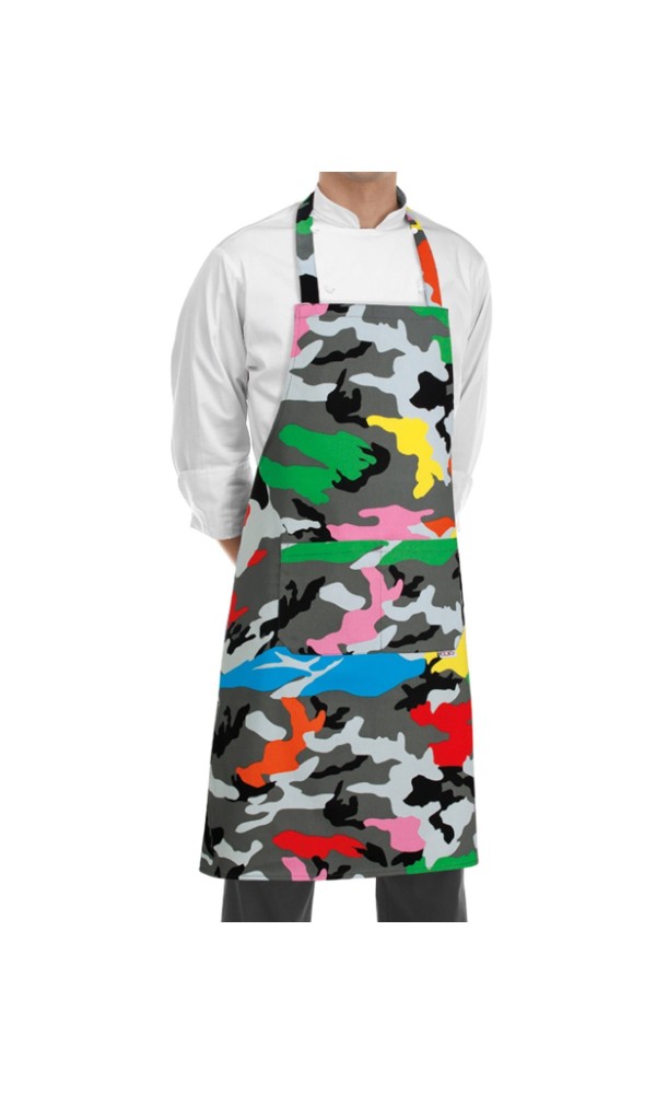 Egochef Ποδιά Σεφ Ολόσωμη Βαμβακερή "Camouflage"