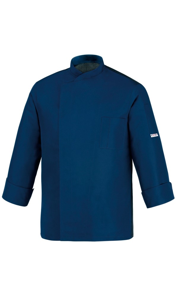 Egochef Μπλούζα Σεφ Μπλέ Microfiber Ottavio