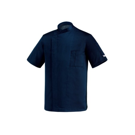 Egochef Μπλούζα Σεφ Μπλέ Microfiber Ottavio με κοντό μαν.
