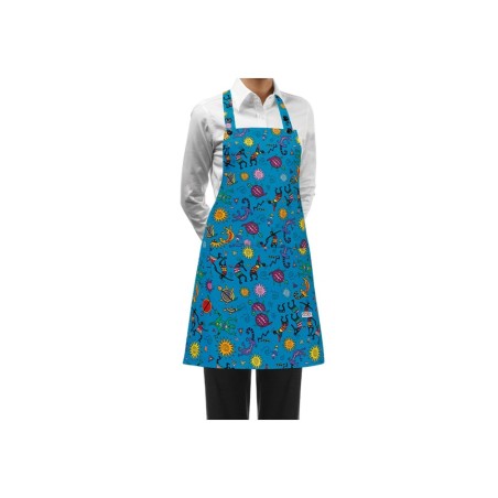 Egochef Ποδιά Γυναικεία Ολόσωμη βαμβακερή Batik