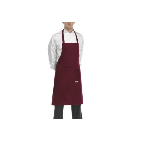 Egochef Ποδιά Σεφ Ολόσωμη Μπορντώ Microfiber