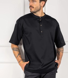 Le Nouveau Chef Μπλούζα Σεφ Μαύρη, loose fit, "Gorgio"