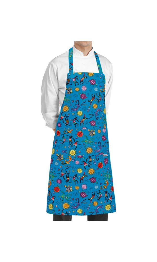Egochef Ποδιά Σεφ Ολόσωμη Βαμβακερή "Batik"