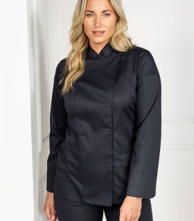 Le Nouveau Chef Μπλούζα Σεφ Μαύρη, regular fit, "Lynn"