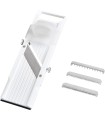 Benriner Μαντολίνο-Slicer Professional ρυθμιζόμενο, 64 mm, με 3 λεπίδες Julienne