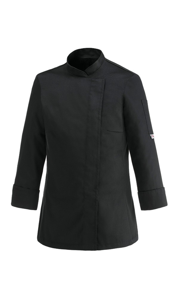 Egochef Γυναικεία Μπλούζα Σεφ Μαύρη Microfiber
