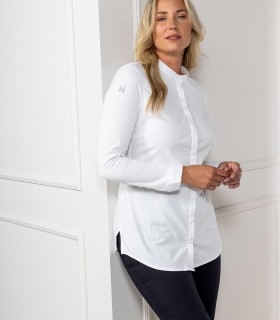 Le Nouveau Chef Μπλούζα Σεφ Λευκή, slim fit, "Jolie"