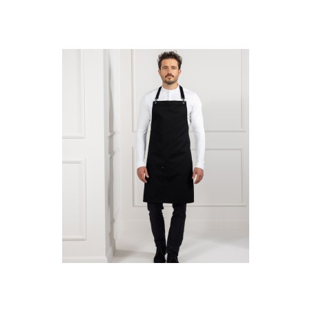 Le Nouveau Chef Ποδιά Σεφ Ολόσωμη Μαύρη με Αυξομ. Davos