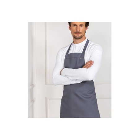 Le Nouveau Chef Ποδιά Σεφ Ολόσωμη Γκρί με Αυξομ. Denver