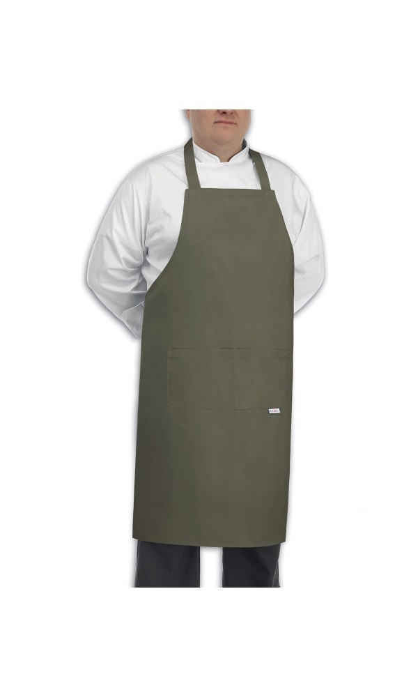 Egochef Ποδιά Σεφ Ολόσωμη Olive 100x100 cm, 65% πολυεστ-35% βαμβ.