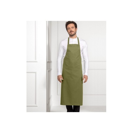 Le Nouveau Chef Ποδιά Σεφ Ολόσωμη Πράσινη (olive green) με Αυξομ. Denver
