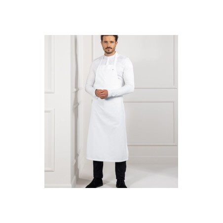 Le Nouveau Chef Ποδιά Σεφ Ολόσωμη Λευκή με Αυξομ. Denver