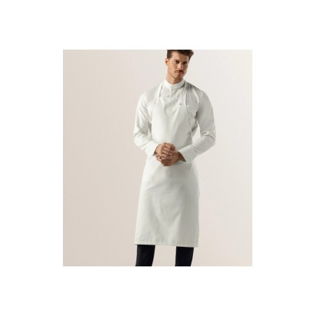 Le Nouveau Chef Ποδιά Σεφ Ολόσωμη Λευκή Undyed με Αυξομ. Denver