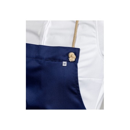 Le Nouveau Chef Ποδιά Σεφ Ολόσωμη Navy με Αυξομ. Spanish