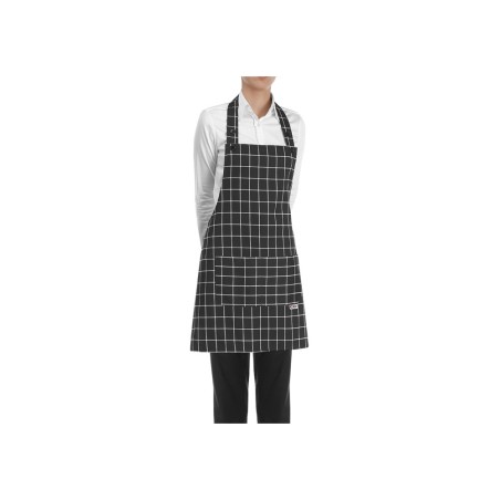 Egochef Ποδιά Γυναικεία Ολόσωμη καρό βαμβακερή Square