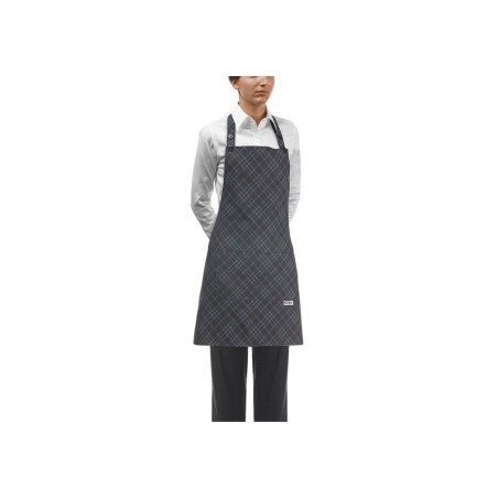 Egochef Ποδιά Γυναικεία Ολόσωμη καρό βαμβακερή Iron