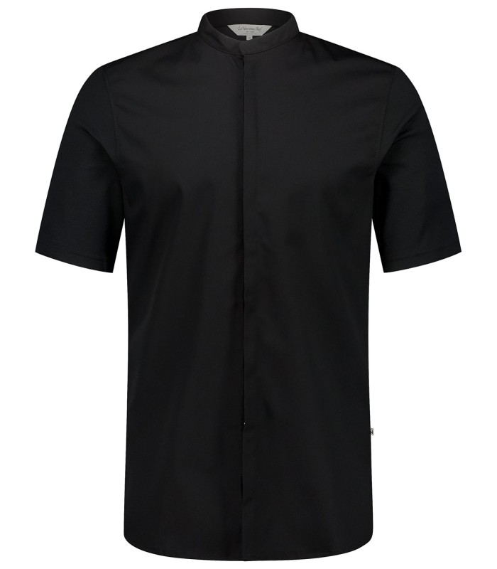 Le Nouveau Chef Μπλούζα Σεφ Μαύρη, slim fit, "Felipe"