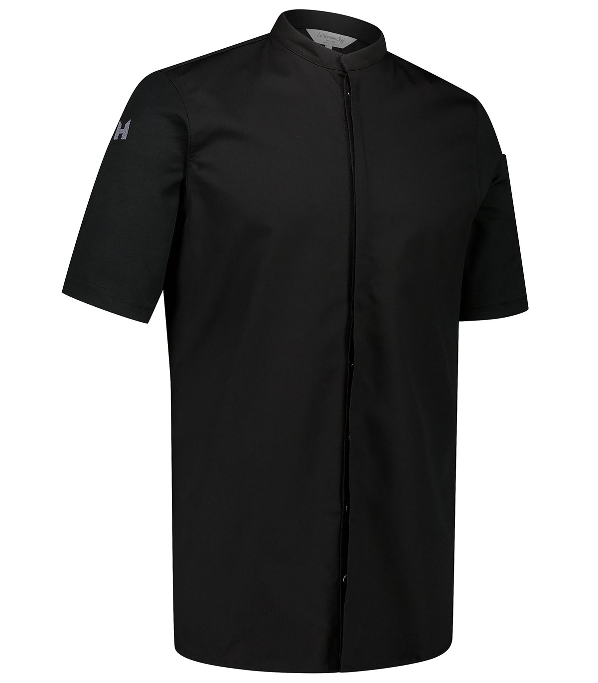 Le Nouveau Chef Μπλούζα Σεφ Μαύρη, slim fit, "Felipe"