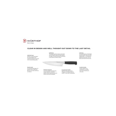 Wusthof Μπλοκ με 5 Μαχαίρια Partner & Μασάτι & Ψαλίδι