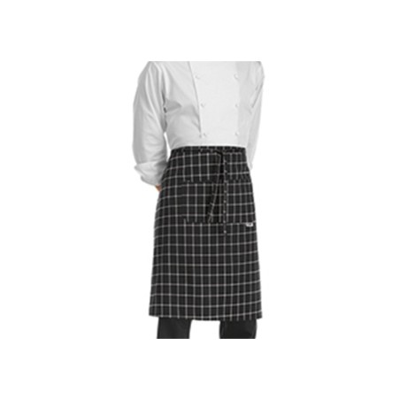Egochef Ποδιά Μέσης Καρό Square 100% βαμβακερή