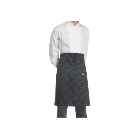 Egochef Ποδιά Μέσης Καρό Iron 100% βαμβακερή