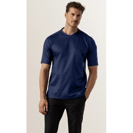 Le Nouveau Chef Μπλούζα Σεφ Μαύρη, slim fit, "Ferre"