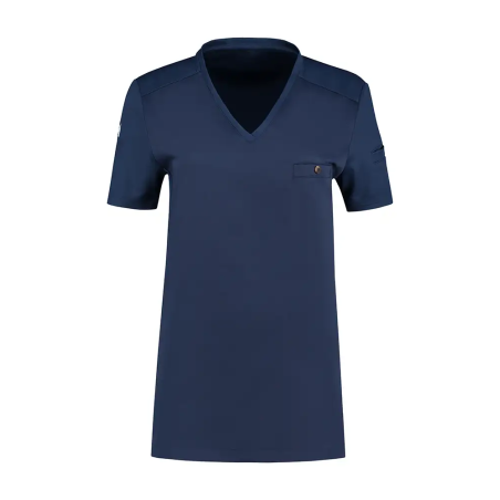 Le Nouveau Chef Μπλούζα Σεφ Μαύρη, slim fit, "Fae"
