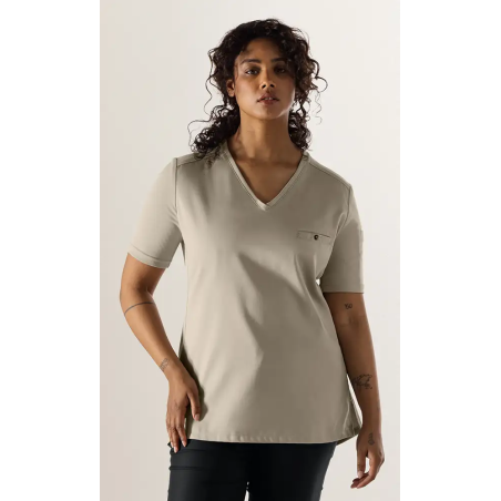 Le Nouveau Chef Μπλούζα Σεφ Μαύρη, slim fit, "Fae"