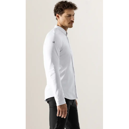 Le Nouveau Chef Μπλούζα Σεφ Μαύρη, slim fit, "Romain"