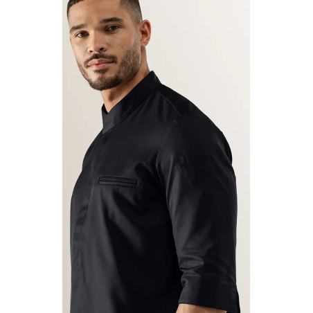Le Nouveau Chef Μπλούζα Σεφ Μαύρη, regular fit, "Fabian"