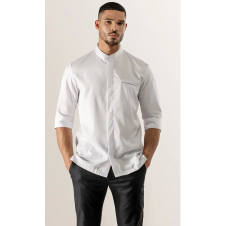 Le Nouveau Chef Μπλούζα Σεφ Μαύρη, regular fit, "Fabian"