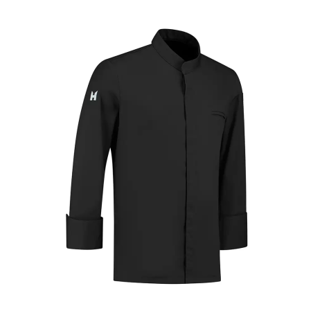 Le Nouveau Chef Μπλούζα Σεφ Μαύρη, regular fit, "Alain"