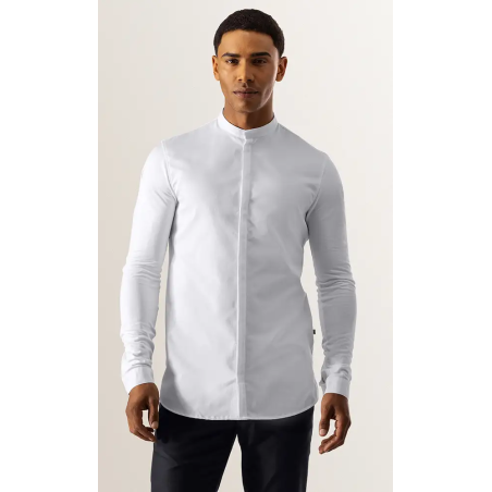 Le Nouveau Chef Μπλούζα Σεφ Μαύρη, slim fit, "Julien"