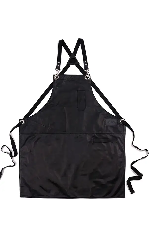 KOEN Δερμάτινη Ποδιά Χιαστί Austin Comfort Black