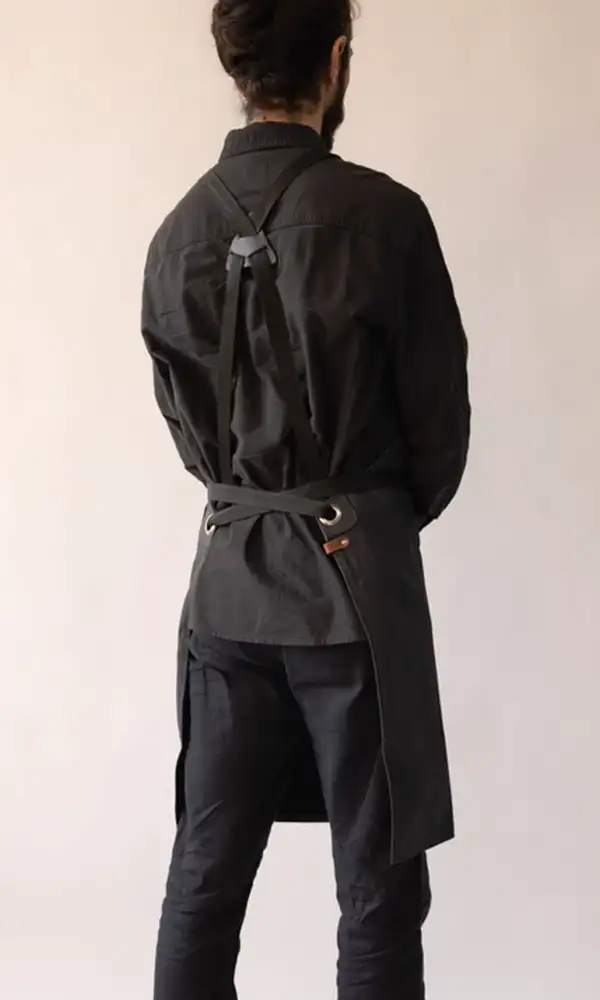 KOEN Δερμάτινη Ποδιά Χιαστί Austin Comfort Black