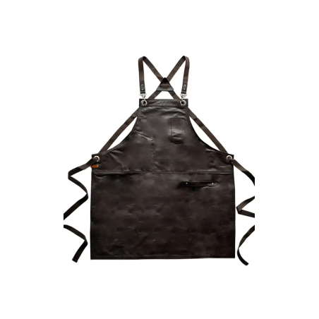 KOEN Δερμάτινη Ποδιά Χιαστί Austin Comfort Chocolate